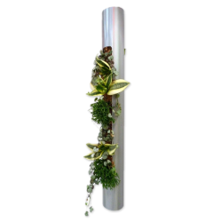 Tube Mtal 70 Argent Nature